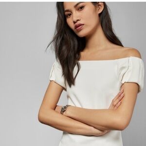 Ted Baker White Off-Shoulder Top